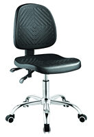 Chaise de laboratoire avec dossier Lift Bar Chair Ligne d'assemblage d'atelier Dossier de travail Tabouret rotatif Tabouret d'école et d'hôpital