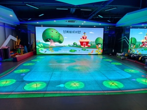 Trò chơi nhóm, trò chơi tương tác dẫn đầu, tương tác trên tường và sàn, thể thao vui nhộn, trận chiến lưới, trò chơi bóng - Product Image 2