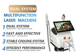 Machine d'épilation au laser à diode sans taxes, machine de beauté au laser Picolaser pour l'élimination des tatouages, laser ND YAG - Product Image 2