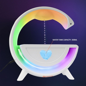 Humidificateur de gouttelettes <span class=keywords><strong>d</strong></span>'<span class=keywords><strong>eau</strong></span> anti-gravité en forme de chaud haut-parleur ménage USB humidificateur de lumière anti-gravité à ultrasons - Product Image 6