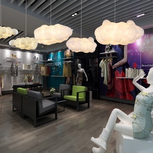 Lampada a nuvola lampadario per soggiorno camera da letto per bambini latte negozio di abbigliamento scuola materna luci di divertimento" - Product Image 3