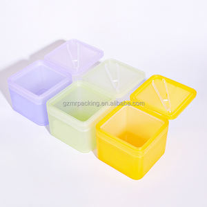 Haute qualité PET vernis à ongles dissolvant porte-tampon cosmétique nettoyage essuie-glace pot <span class=keywords><strong>acide</strong></span> <span class=keywords><strong>salicylique</strong></span> comprimés conteneur boîte - Product Image 4