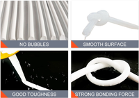 Scellant silicone neutre pour vitrage structurel, mur-rideau, verre, aluminium, construction de façade résistante aux intempéries