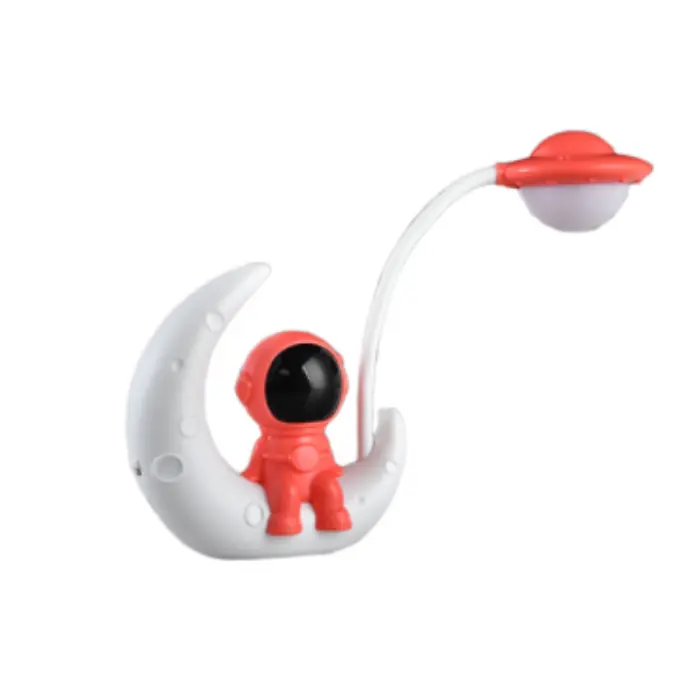 Moon Astronaut lamp with Usb rechargeable battery dimmable mini Led nightlight decoration