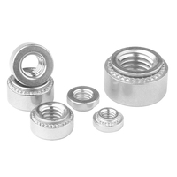# 6 # Écrous de serrage auto-clipants en acier pour cartes de circuit imprimé, types M3, M4, M5, M6, M7, M8, M10, M12, en acier inoxydable (SS), en laiton (CLS), en laiton de qualité supérieure (CLSS), en acier spécial (SP)
