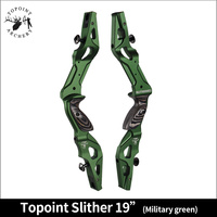 Topoint busur anak panah terbalik, geser 19 ", Auminun CNC Milling Riser, ILF Riser untuk berburu Universal OEM/ODM
