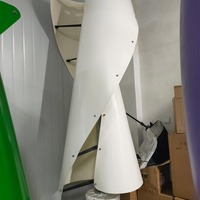 Éolienne à axe vertical 1KW-5KW / 1KVA-10KVA 12V 24V 48V 96V 220V pour usage résidentiel domestique