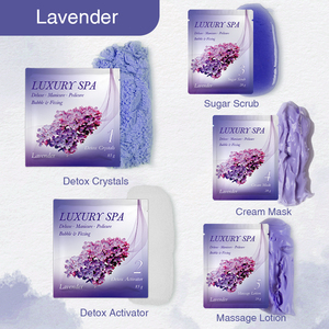 ชุดทำเล็บเท้าในกล่อง5 in 1ชุดทำเล็บเท้าหรูหรา5ขั้นตอนน้ำหอมลาเวนเดอร์เข้มข้นผลิตภัณฑ์ดูแลผิว - Product Image 3