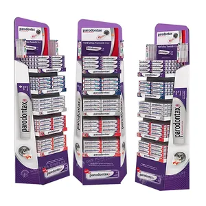 Tùy chỉnh thân thiện với môi cho sản phẩm Bàn chải đánh răng sóng gấp 3 kệ miễn phí đứng cho sàn hiển thị các tông đứng - Product Image 1