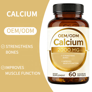 Calcium 2000mg 60 Capsules - Soutien <span class=keywords><strong>Rapide</strong></span> pour la Force Osseuse et la Fonction <span class=keywords><strong>Musculaire</strong></span> des Adultes, Idéal pour les OEM - Product Image 2