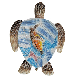 Imán de nevera de recuerdo de viaje, estilo océano, tortuga marina, decoración del hogar, imán promocional personalizado - Product Image 3