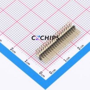 X1321WR-2x20J-C40D18 Pin Header Bent Lead Through Hole,P=1.27mm Connector 2x20P 1.27mm 1.27mm Pin Header - Product Image 1