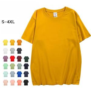 Camiseta de algodón para hombre de 210g/m² al por mayor, de manga corta Camiseta holgada de corte holgado bordada, Camiseta de punto lisa en 3D con serigrafía - Product Image 4