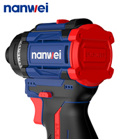 Perceuse-visseuse sans fil NANWEI 1600 tr/min, 50 N, lithium-ion, à chocs hexagonaux