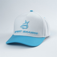 Op maat gemaakte logo baseballcap, modieus design, groothandel borduurwerk, 5-delige tweekleurige design katoenen baseballcap, pet voor heren