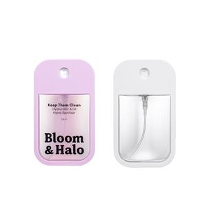 <span class=keywords><strong>Poche</strong></span> en plastique pp de haute qualité taille 40ml blanc rose clair <span class=keywords><strong>vide</strong></span> bouteille de parfum de carte de crédit avec porte-<span class=keywords><strong>clés</strong></span> - Product Image 1