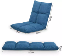 Fauteuil de sol pliant en velours, mobilier de maison moderne, confortable, matelassé, pour salon et chambre à coucher, nouveau modèle