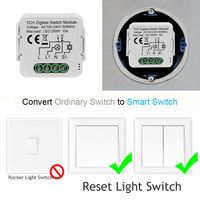 Module Mini DIY 1/2/3/4 Gang 2 Voies Tuya Smart à Commande Vocale, Relais Électrique en Plastique, Contrôleur de Minuterie Étanche PC