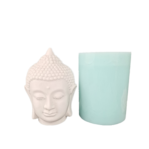 Olla de almacenamiento de cabeza de <span class=keywords><strong>Buda</strong></span> grande ecológica, <span class=keywords><strong>molde</strong></span> de silicona, moldes de estatua de <span class=keywords><strong>Buda</strong></span> de hormigón de resina para jarrón, herramienta de pastel para artesanía de <span class=keywords><strong>cemento</strong></span> - Product Image 4