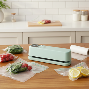 Machine de mise sous vide automatique portable mini en gros avec une largeur de 12,5 cm pour usage domestique en cuisine - Product Image 1