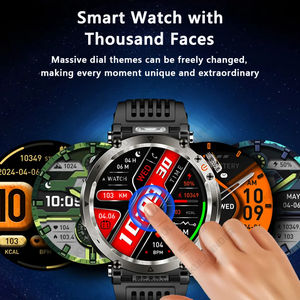 2025 nuovo orologio intelligente HT30 GPS impermeabile Design originale per gli uomini BT Call Monitor della salute con torcia a LED 100 + sport - Product Image 5