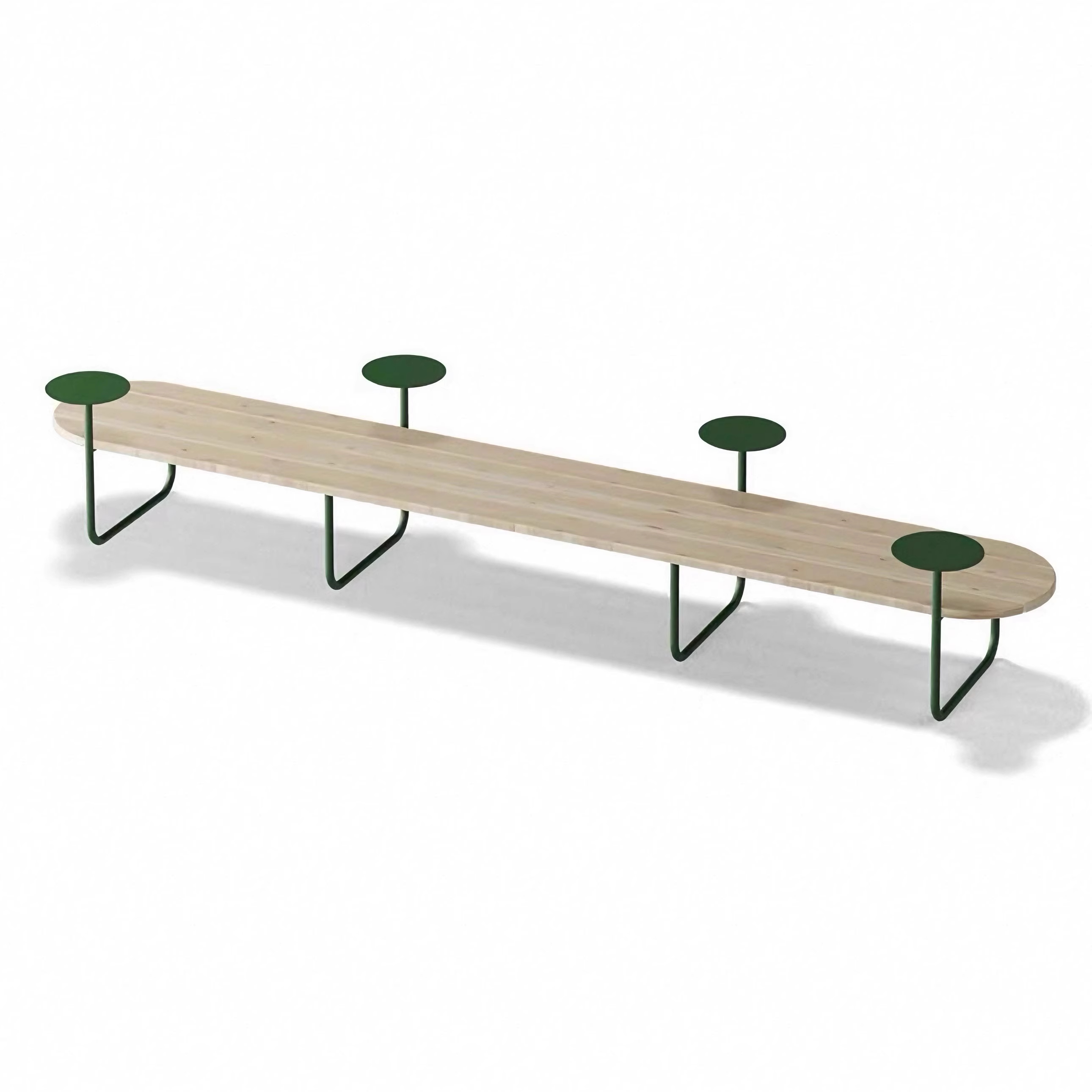 [Legno massiccio in ferro battuto] panca 300*62*45 altezza 45