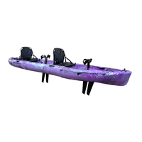 Nouveau Kayak Pied Bateau Modulaire Pêche Tandem Kayak Pédale Drive Super Léger Facile Démonter et Splice
