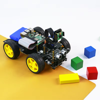 Yahboom Raspbot, Robot Inteligente con Visión Artificial y Cámara FPV para Raspberry Pi 5B con Tarjeta TF de 64GB