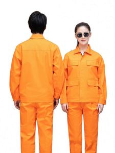 Uniformes de Trabajo Unisex de Algodón Transpirable con Logotipo Personalizado, Antiarrugas, Antiestáticos, Ignífugos y Reflectantes para la Construcción - Product Image 5