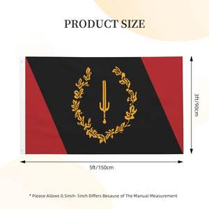 Флаг Афроамериканского наследия 1967 года, 3x5 футов, из полиэстера, устойчивый к выцветанию УФ-излучением, с двусторонней печатью, для сада, общежития, комнаты в колледже - Product Image 3