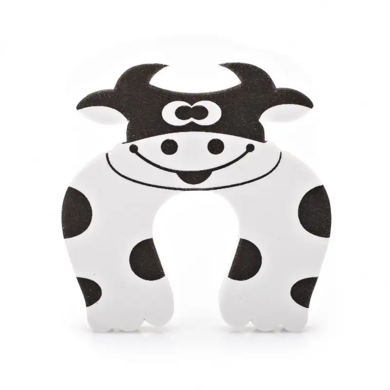 MM-BSP011 Baby Safety Gate Stopper Colorful Cow Type Cute Door Stops Finger Pinch Guard