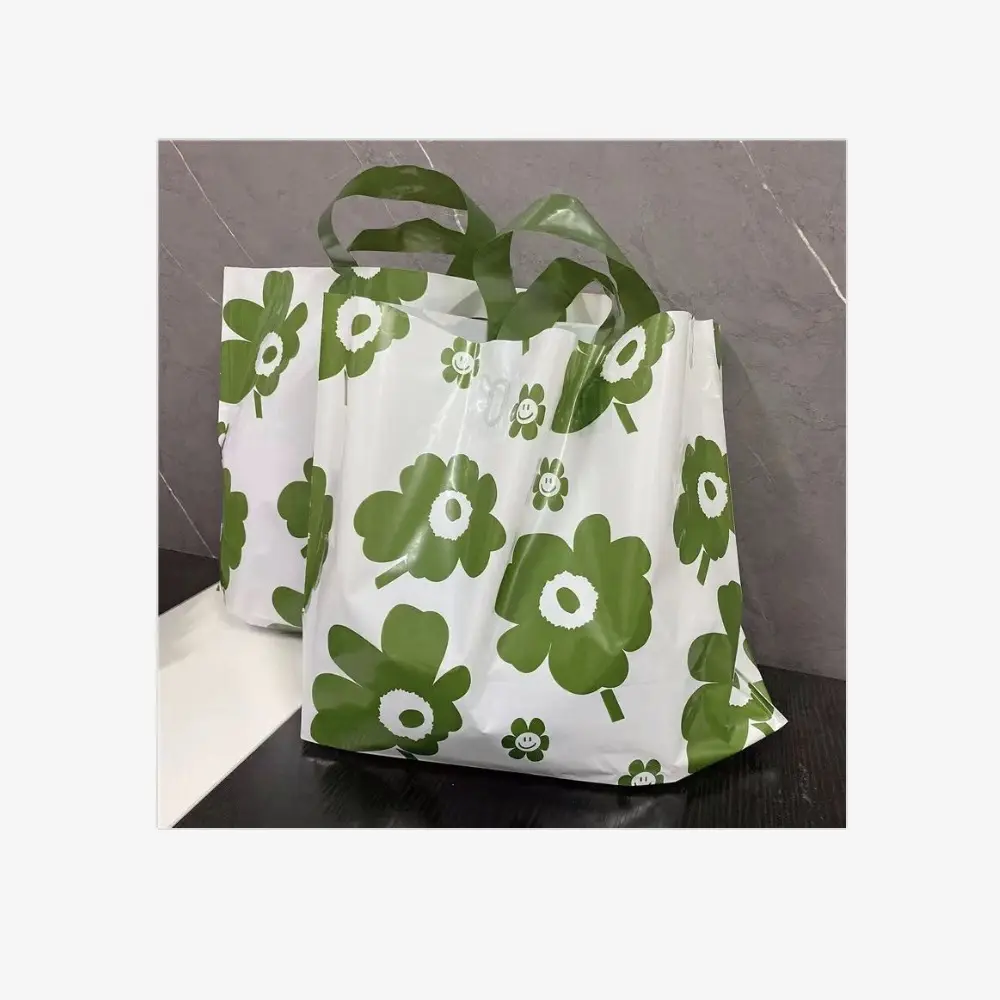 अनुकूलित प्लास्टिक के शॉपिंग बैग प्लास्टिक बैग मुद्रण ldpe छोटे व्यवसाय के लिए धन्यवाद प्लास्टिक के शॉपिंग बैग