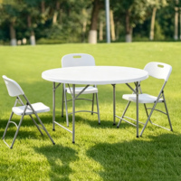 Table de pique-nique en plastique pliable Camping pêche plage léger Portable mobilier de loisirs en plein air