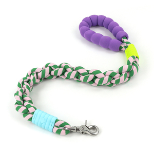 Gran oferta, correas duraderas para perros, cuerda de tracción de entrenamiento de nailon para correr, trenzada hecha a mano, suave, hecha a mano, ajustable para entrenamiento de perros - Product Image 1