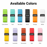 Poignée de sport économique en PU non tissé, design personnalisé, 11 couleurs, pour tennis, pickleball, cricket, accessoires de grip sportifs