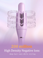 Sèche-cheveux et stylant automatique Air Styler - Chauffage PTC portable pour la maison, écran LED, accessoires multi-stylants puissants haut de gamme