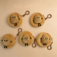 Porte-clés tendance en peluche pomme de terre 3D mignonne, mini porte-monnaie multifonctionnel, sac de rangement pour écouteurs, pendentif portable