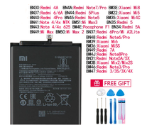 Baterai Oem untuk Xiaomi Mi Redmi Note Max Mix 2 3 3S 3X 4 4X 4A 5 5A 5S 5X M5 6 6A 7 7A 8 8T 9 9A M9 SE Pro Plus Lite
