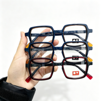 Déstockage : Montures en acétate pour visages en forme de losange, unisexe, vente en gros, montures de lunettes optiques en acétate tendance, prix abordable