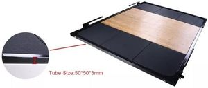 Logo personnalisé d'usine Deadlifting Powerlifting Plate-forme d'haltérophilie avec revêtement de sol en caoutchouc et cadre en acier - Product Image 3