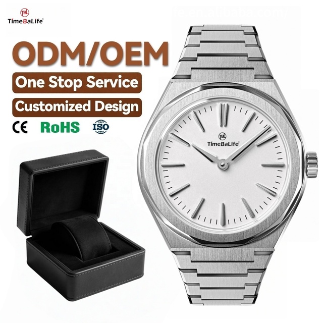 ODM High-end Watch Manufacturer Custom 38MM Sapphire Crystal Luxury Watch ultra Thin Men Dress Mechanical Watch with Swiss SW210