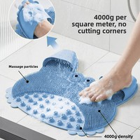Nouveau tapis de massage pour les pieds en forme de crabe, en élastomère thermoplastique, antidérapant avec ventouses, direct usine, incontournable