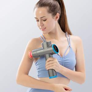 Pistolet de <span class=keywords><strong>massage</strong></span> à batterie au lithium avec boîte chauffante et de transport pour le cou, le dos, les jambes et le corps entier Conception portable sans fil - Product Image 2