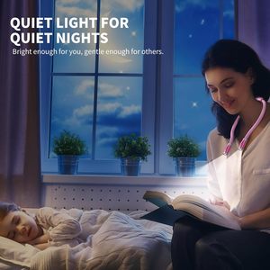 LUXJET Neck Reading Light <b>LED</b> Rechargeable Portable 360 Degree Flexible Arms For <b>Bed</b> Reading - Product Image 6