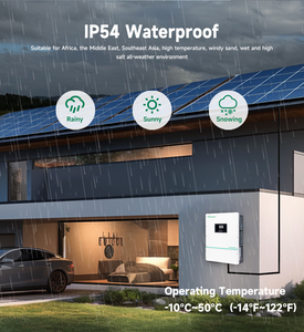 อินเวอร์เตอร์กันน้ำ Smart 6kW 48V พร้อมระบบ MPPT ในตัว คลื่นไซน์บริสุทธิ์ สำหรับระบบโซลาร์เซลล์แบบออฟกริด ไฮบริด มาตรฐาน IP54 รุ่น HE200-7200-F-I5 เทคโนโลยี MPPT - Product Image 6