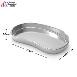 Bandeja Reutilizable de Acero Inoxidable con Forma de Riñón para Instrumentos Médicos, Bordes Redondeados, Bandejas Personalizadas, Proveedor Mayorista - Product Image 4