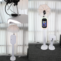 Photomaton instantané pour iPad en stock, équipement de photomaton léger en aluminium avec flight case pour location événementielle et kiosque de fête