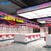 Centre de jeux familial et d'arcade commercial : Centre de jeux avec machine à grue, construction métallique, interface en anglais, garantie 1 an