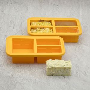 Food Grade Silicone Square Storage Container Microwavable Fresh-Keeping Heat Preservation <b>Lunch</b> <b>Box</b> - Product Image 2