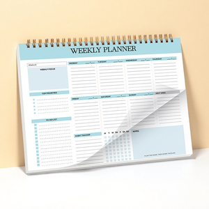 Planificador de <span class=keywords><strong>Comidas</strong></span> con Lista de la Compra, Planificación de Menús, Dieta Saludable, Bloc de Notas, Planificador de Control de Peso, Cubierta de Polipropileno en Espiral, Regalo - Product Image 4